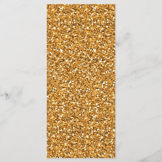 25メニューカード金ゴールドグリッターChevron Zig Zagプリント メニュー (裏面)