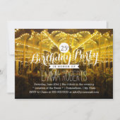 25メリー歳の誕生日パーティーに行く 招待状 (正面)