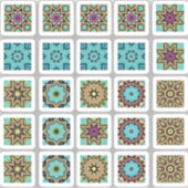 25モザイクタイルシート1 シール (正面)