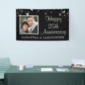 25モダン周年記念写真黒銀スターズ 横断幕 (トレードショー)