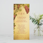 25ヴィネヤード結婚式 プログラム (スタンド正面)