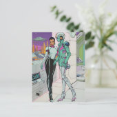 25世紀ショッピングモールでの冒険 ポストカード (スタンド正面)