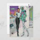 25世紀ショッピングモールでの冒険 ポストカード (正面/裏面)