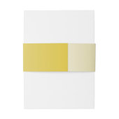 25人のカスタムな金ゴールドのグラデーションな招待状用帯 招待状ベリーバンド (裏面例)