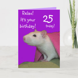 25今日カスタマイズ可能な誕生日カード カード