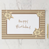 25位かわいらし置設定デザイン紙ランチョンマット ペーパーパッド (インサイチュ)