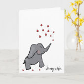 25位の銀結婚の結婚記念象カード カード (黄色い花)