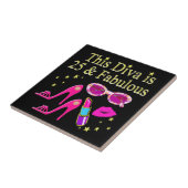 25位誕生日素晴らしいDIVAデザイン タイル (側面)