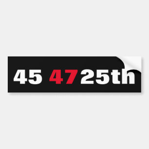 25修正条項の時だ トランプはおしまい 狂ってる バンパーステッカー