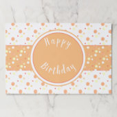 25個の紙ランチョンマットを任意の大事な行事にパーソナライズ ペーパーパッド (正面)