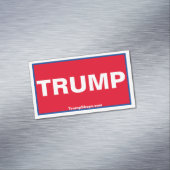 25個の赤/青の磁気カードを搭載したTRUMPパック マグネット名刺 (インサイチュ)