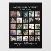 25写真モダンコラージュ記念 ウィンドウサイン (シート)