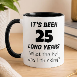 25周年おめでとうです マグカップ
