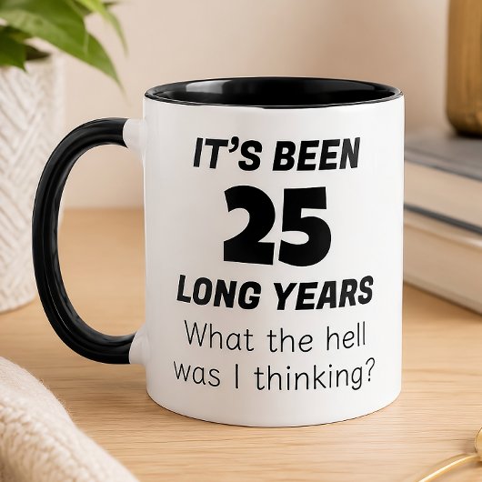 25周年おめでとうです マグカップ