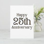 25周年おめでとう 招待状 (スタンド正面)