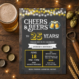 25周年お誕生日おめでとう バーベキュー 招待状