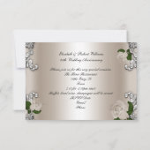 25周年の日付を保存す結婚る セーブザデート (裏面)