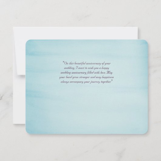 25周年または誕生日の文房具 招待状 (裏面)