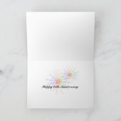 25周年を祝う カード (内部)