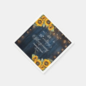 25周年を迎えるストリングラ結婚イトを今でも行っている スタンダードカクテルナプキン (角)