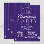 25周年オリジナルイベント パープル シルバー パーティー 招待状 (正面/裏面)
