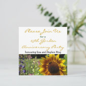 25周年ガーデンパーティー招待状 招待状 (スタンド正面)