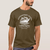 25周年クルーズブラウンパーソナライズTシャツ Tシャツ (正面)