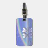 25周年シルバーハート ラゲッジタグ (正面縦)