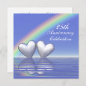 25周年シルバーハート 招待状 (正面/裏面)