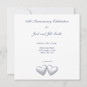 25周年シルバーハート 招待状 (裏面)