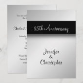 25周年パーティーご招待 招待状 (正面/裏面)