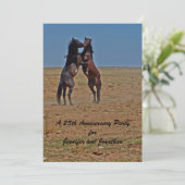 25周年パーティーの踊る馬 招待状 (スタンド正面)