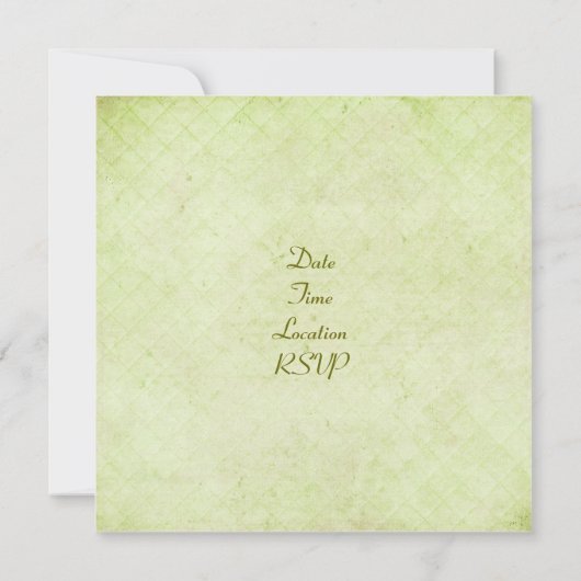 25周年パーティーマークトウェイン引用文 招待状 (裏面)