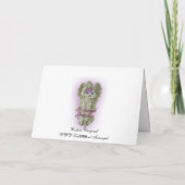 25周年パーティー招待状 シルバーハート サンキューカード (裏面)