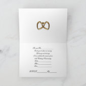 25周年パーティー招待状 シルバー 招待状 (内部)