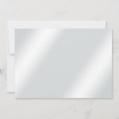 25周年ピンクの芍薬 招待状 (裏面)