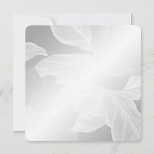 25周年ローズガーデン写真記念日招待状 招待状 (裏面)