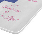 25周年修道院宗教生活をパーソナライズ カッティングボード (角)