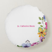 25周年修道院宗教生活をパーソナライズ ラウンドクッション (裏面)