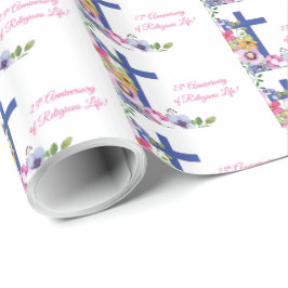 25周年修道院宗教生活をパーソナライズ ラッピングペーパー