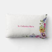 25周年修道院宗教生活をパーソナライズ ランバークッション (裏面)