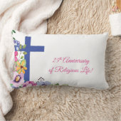 25周年修道院宗教生活をパーソナライズ ランバークッション (ブランケット)