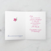 25周年修道院宗教生活十字花 カード (内部)