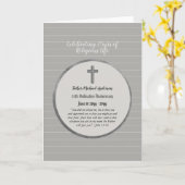 25周年叙階司祭司 – 任意の聖職者 カード (黄色い花)