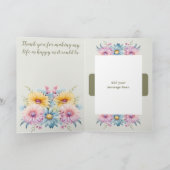 25周年妻ゲルベラフローラグリーン カード (内部)