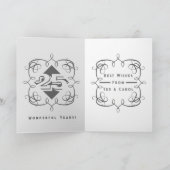 25周年折りグリーティングカード カード (内部)