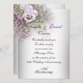 25周年招待状ソフトパンジー 招待状 (正面/裏面)