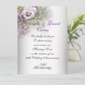 25周年招待状ソフトパンジー 招待状 (スタンド正面)