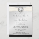 25周年招待状 - オリジナル写真 招待状 (裏面)