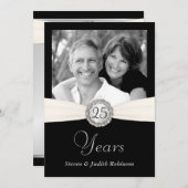 25周年招待状 - オリジナル写真 招待状 (正面/裏面)